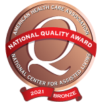 AHCA Bronze National Quality Award 2021